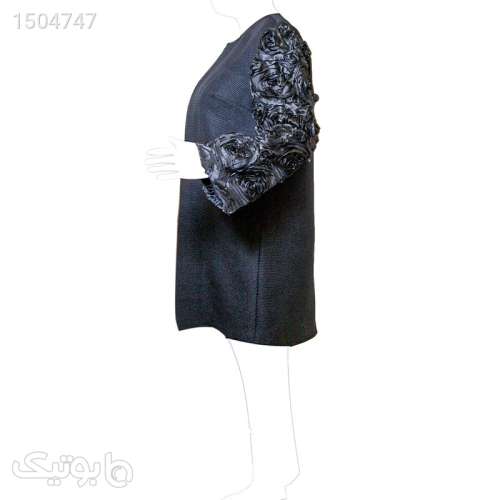 مانتو زنانه کد 3030 مشکی 02 2023