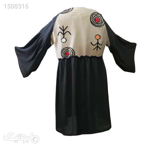 مانتو زنانه مدل adamak 02 مشکی 02 2023