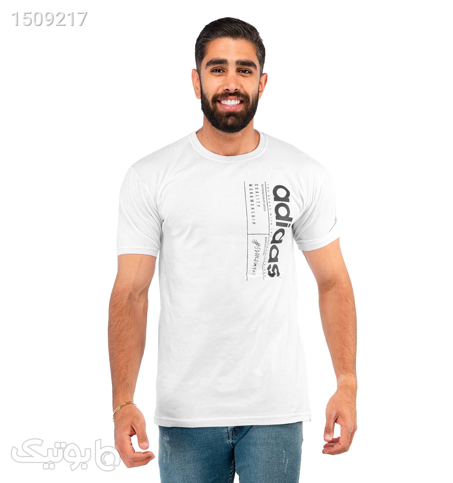 تیشرت مردانه Adidas مدل 37930 سفید تی شرت و پولو شرت مردانه