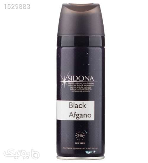اسپری دئودورانت مردانه مدل Black Afgano حجم 200میل مشکی 02 2023