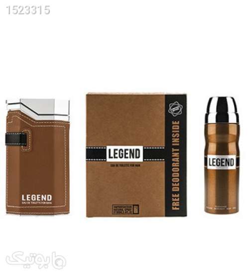 کیت عطر و اسپری مردانه لجند قهوه ای قهوه ای 02 2023