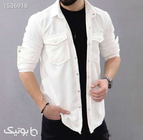 پیراهن مخمل کبریتی سفید کیفیت عالی سفید 02 2023