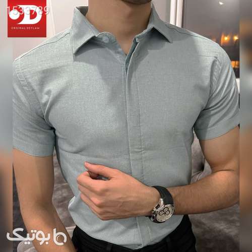 پیراهن سبز خاص پارچه شانلی درجه یک تولید مجموعه اورجینال دیلم طوسی 02 2023