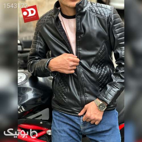 کاپشن چرم پلیسی مشکی داخل خز بسیار شیک کیفیت استثنایی مشکی 02 2023