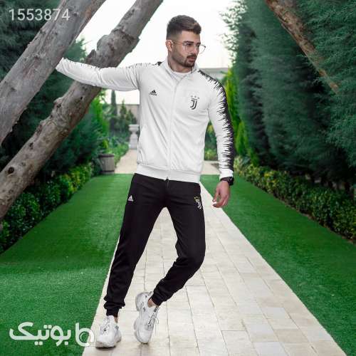 ست سوئیشرت شلوار یوونتوس مردانه مدل R77 سفید 02 2023