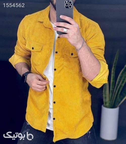 پیراهن مخمل کبریتی کد ۴۳۰ زرد 02 2023