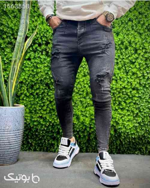 شلوار دمپا زیپ - شلوار جین مردانه