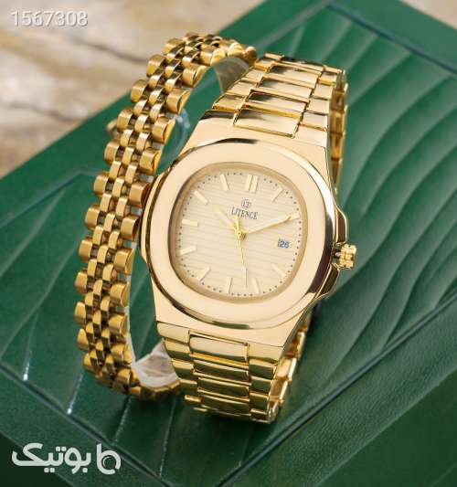 ساعت مچی عقربه ای مردانه مدل 42619 طلایی 02 2024