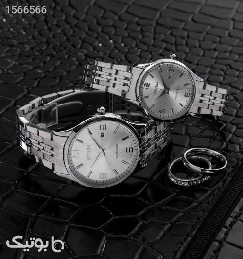 ست ساعت مچی عقربه ای Citizen مدل 42470 نقره ای 02 2024