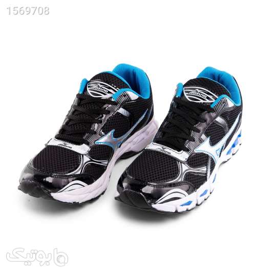 کفش اسپرت Mizuno مردانه مشکی بندی مدل 43170 مشکی 02 2024