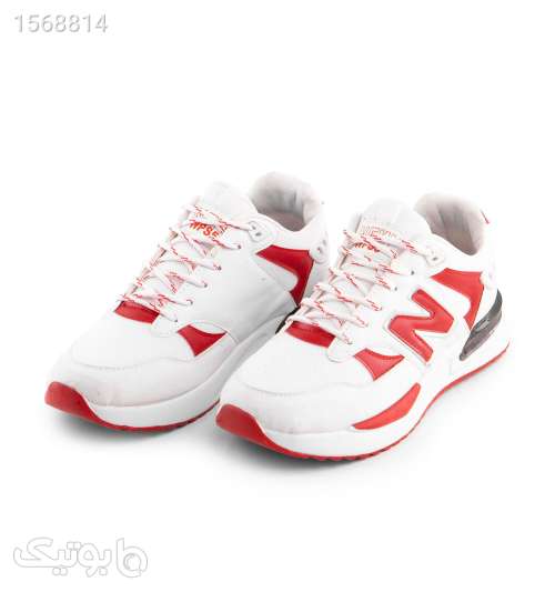 کفش اسپرت New Balance مردانه سفید بندی مدل 42855 سفید 02 2024