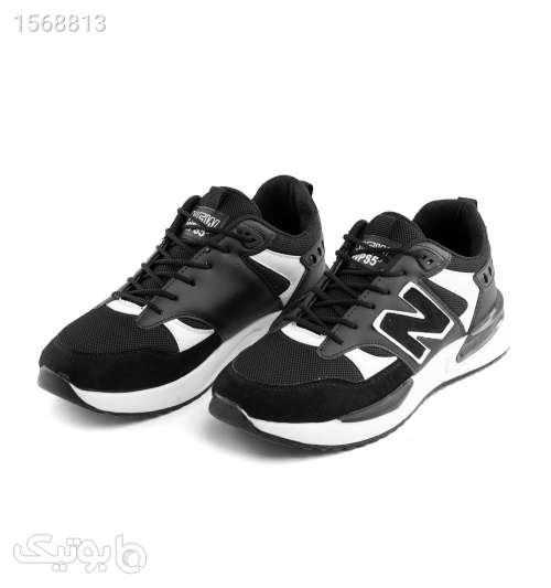 کفش اسپرت New Balance مردانه مشکی بندی مدل 42856 مشکی 02 2024