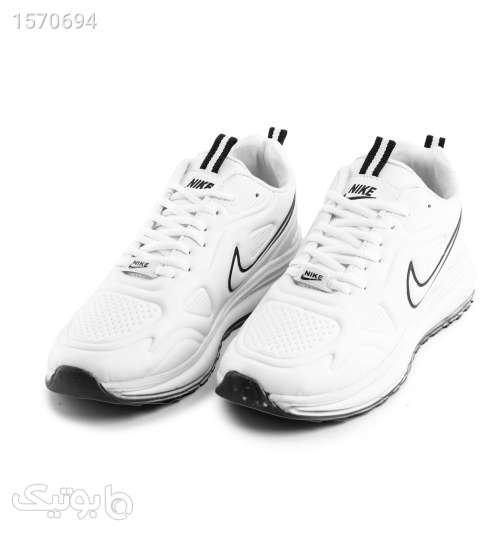 کفش اسپرت Nikeمردانه سفید بندی مدل 43164 سفید 02 2024