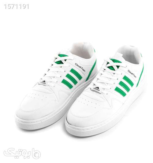 کفش اسپرت Adidas مردانه سفید بندی مدل 43320 سفید 02 2024