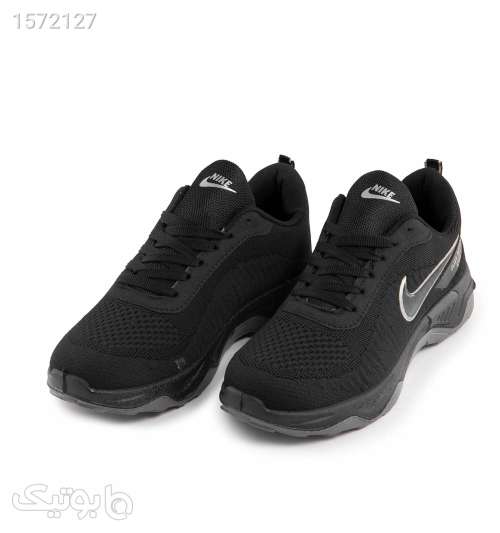 کفش اسپرت Nike مردانه مشکی بندی مدل 43603 مشکی 02 2024