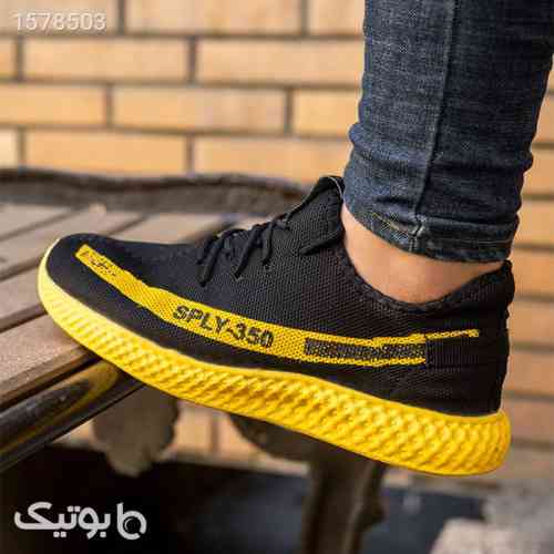 کفش ورزشی Sply-350 مردانه مشکی زرد 