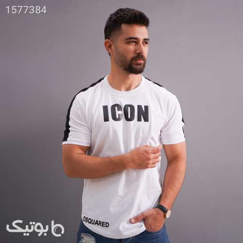 تیشرت مردانه سفید مدل ICON سفید 03 2024