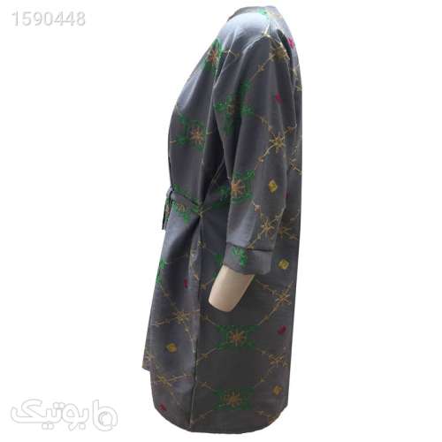 مانتو زنانه مدل DKCOP 582 طوسی 03 2024
