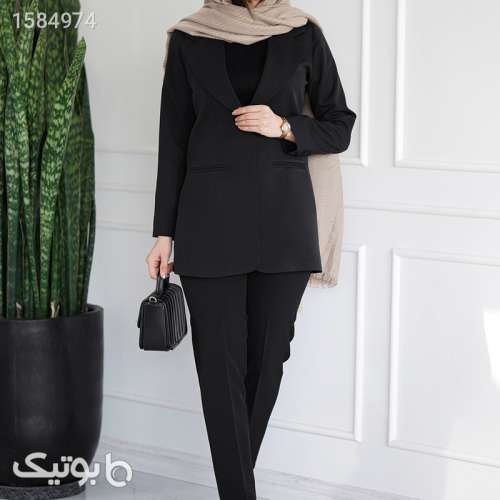 مانتو کتی زنانه السانا مدل شاداب کد 179601 مشکی 03 2024