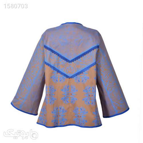 مانتو کتی زنانه کلوتو مدل LAJEVARDNES BL طوسی 03 2024