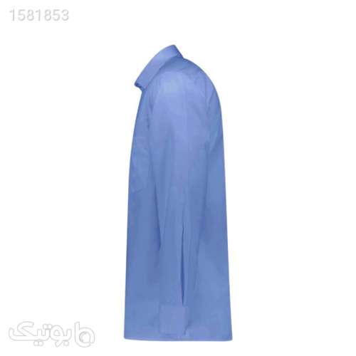 پیراهن آستین بلند مردانه مدل جین تک جیب کد G402 رنگ آبی آبی 03 2024