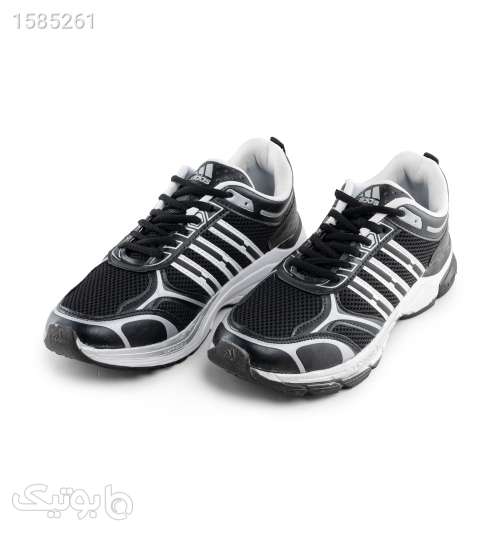 کفش اسپرت Adidas مردانه سفید بندی چرم مصنوعی مدل 44199 سفید 03 2024