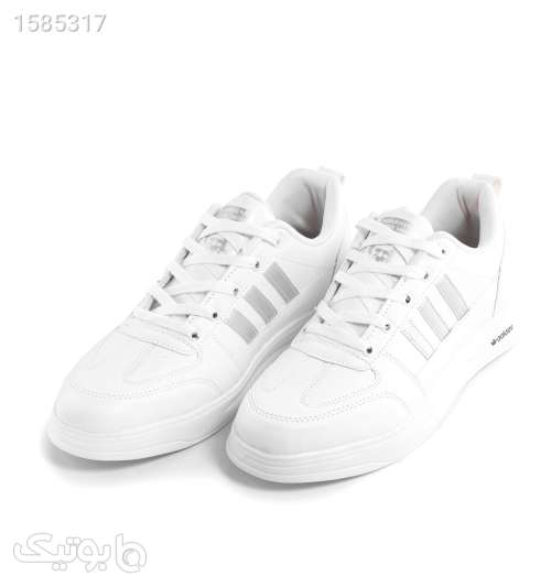 کفش اسپرت Adidasمردانه سفید بندی مدل 43675 سفید 03 2024