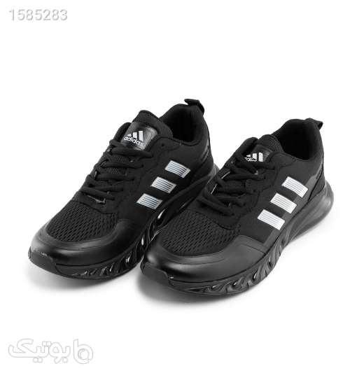 کفش اسپرت Adidasمردانه مشکی بندی مدل 44000 مشکی 03 2024