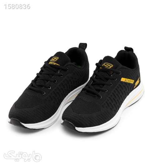 کفش اسپرت Skechers مردانه مشکی بند دار مدل 44020 مشکی 03 2024
