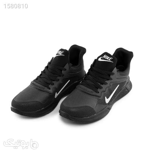 کفش اسپرت مردانه مشکی Nike بندی مدل 44253 مشکی 03 2024