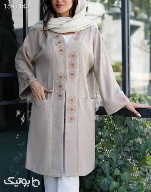 مانتو گلدوزی سبز 03 2024