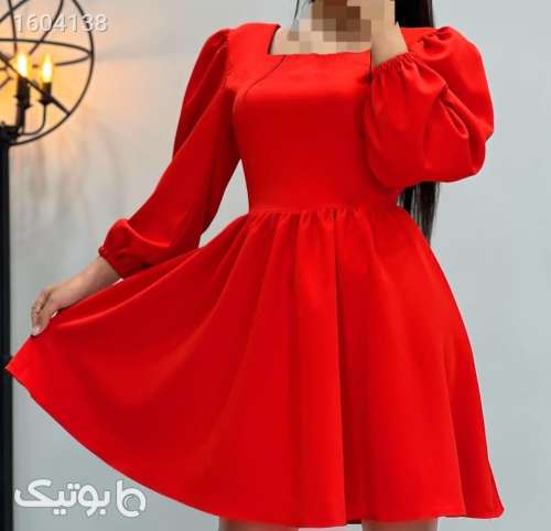 پیراهن مجلسی عروسکی کوتاه مدل پشت باز مشکی 03 2024