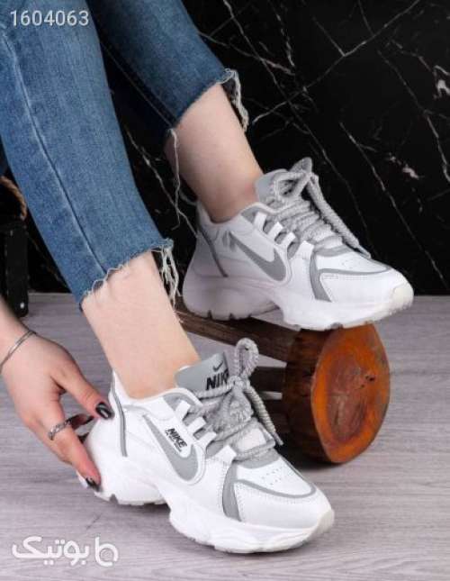 کتونی کفش زنانه ارسال رایگان  نقره ای 03 2024