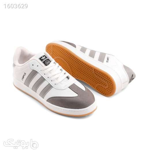 کفش اسپرت Adidas مردانه سفید بندی مدل 46142 سفید 03 2024