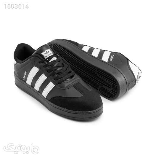 کفش اسپرت Adidas مردانه مشکی بندی مدل 46140 مشکی 03 2024
