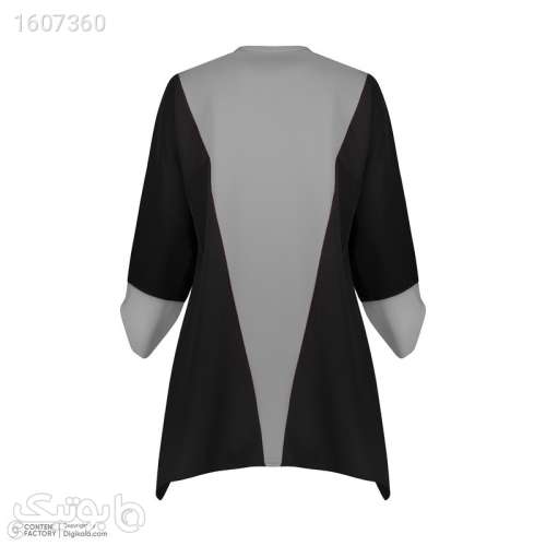 مانتو زنانه کد 004 مشکی 03 2024