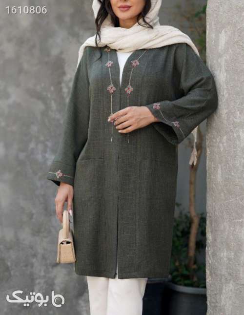 مانتو عیدانه  سبز 03 2025