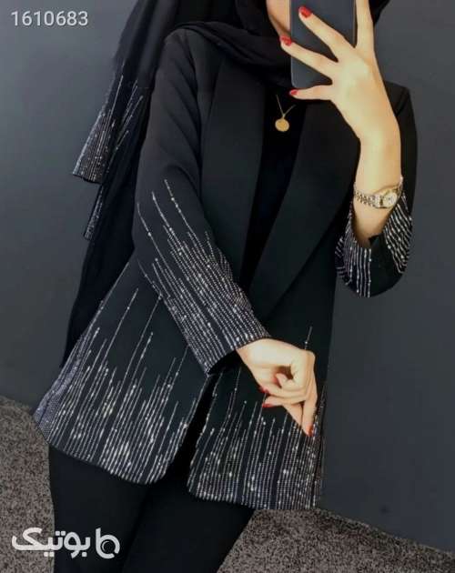 کت مجلسی مشکی 03 2025