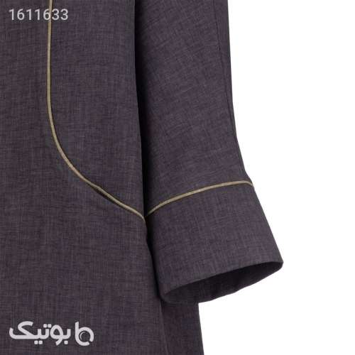 مانتو زنانه السانا مدل بردین کد 208902 مشکی 03 2025