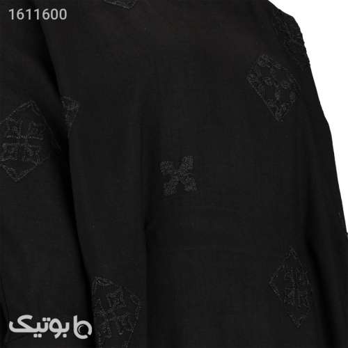مانتو زنانه السانا مدل لیندا کد 186701 مشکی 03 2025