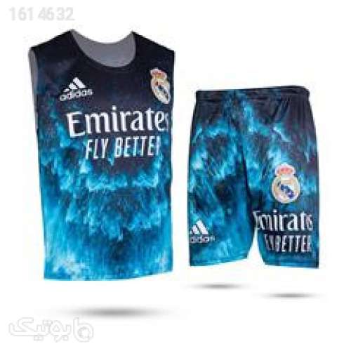 ست رکابی و شلوارک Real_Blue مدل 3523 آبی 04 2025