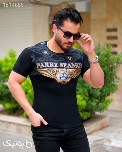 تیشرت مردانه مدل SIAMON کد 6297 مشکی 04 2025
