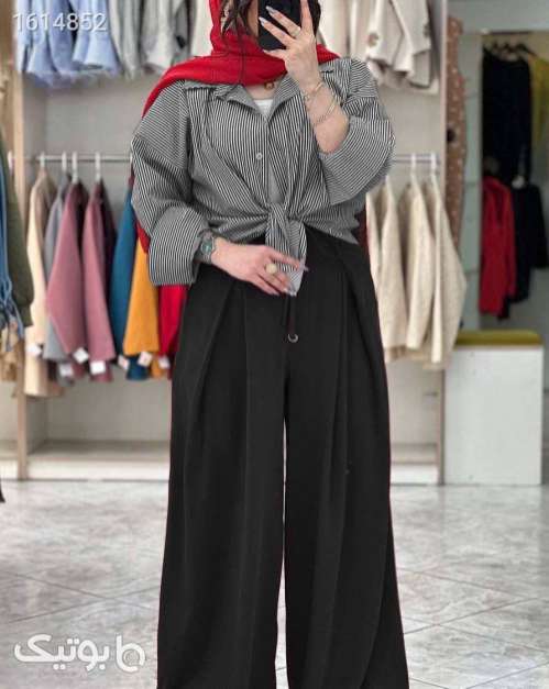 شلوارجذاب وجدیددخترونه خنک مشکی 04 2025
