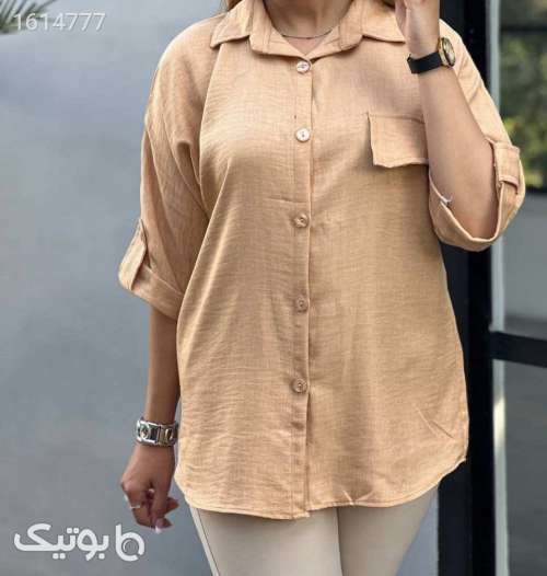 شومیز مانتویی خنک مشکی 04 2025