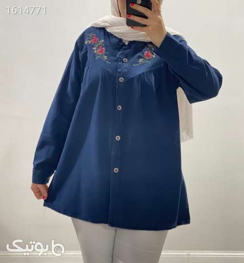 مانتو الیاف طبیعی اعلا ، گلدوزی شده مشکی 04 2025