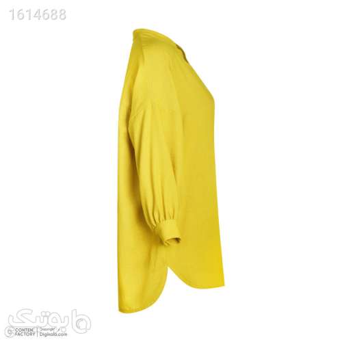 مانتو زنانه برنه مدل G696 رنگ خردلی زرد 04 2025