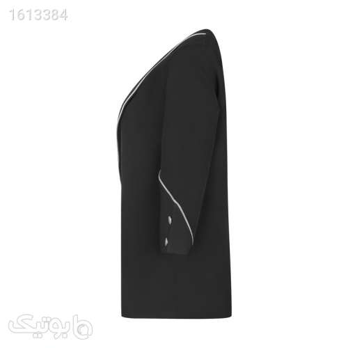 مانتو زنانه مدل لاین مشکی 04 2025