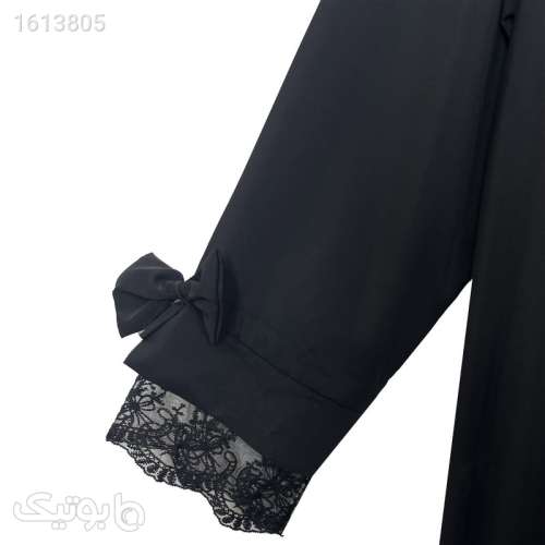 مانتو عبایی زنانه مدل ملکا مشکی 04 2025
