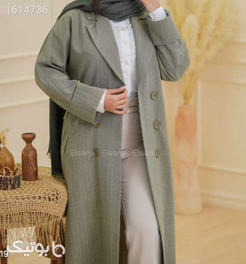 مانتوبلندجذاب وشیک سبز 04 2025