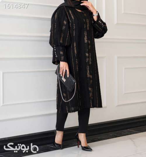 مانتوبلندشیک زنانه مشکی 04 2025